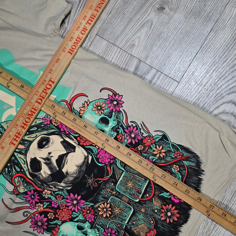 Ghost Papa Emeritus IV Flowers T-Shirt - Mens/Unisex Size Small - Picture 2 of 4